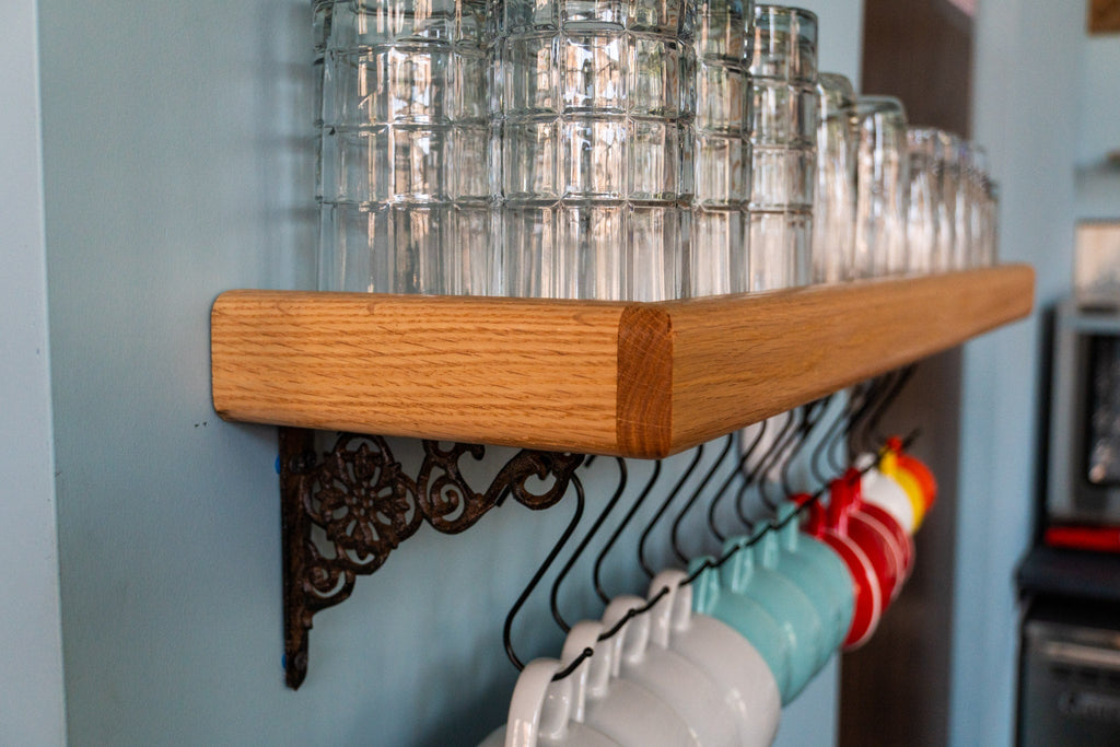 Coffee Mug Shelf for Glasses and Coffee Cups