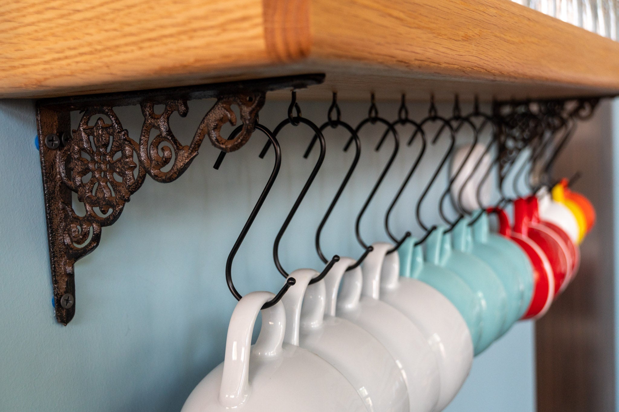 Coffee Mug Shelf for Glasses and Coffee Cups