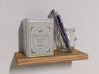 Thin Mahogany Floating Shelf in 6" to 36" lengths