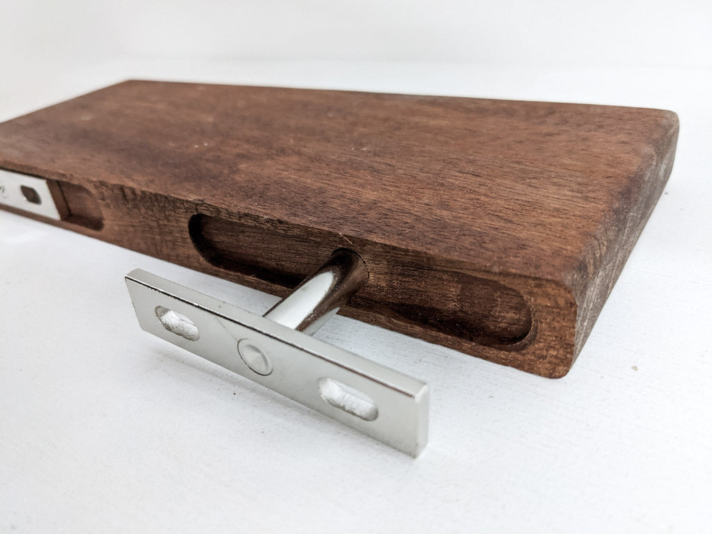 Floating Shelf for Keys in Mahogany
