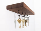 Key Hook Shelf in Oak