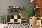 Thick Oak Floating Shelf with Rounded Corners