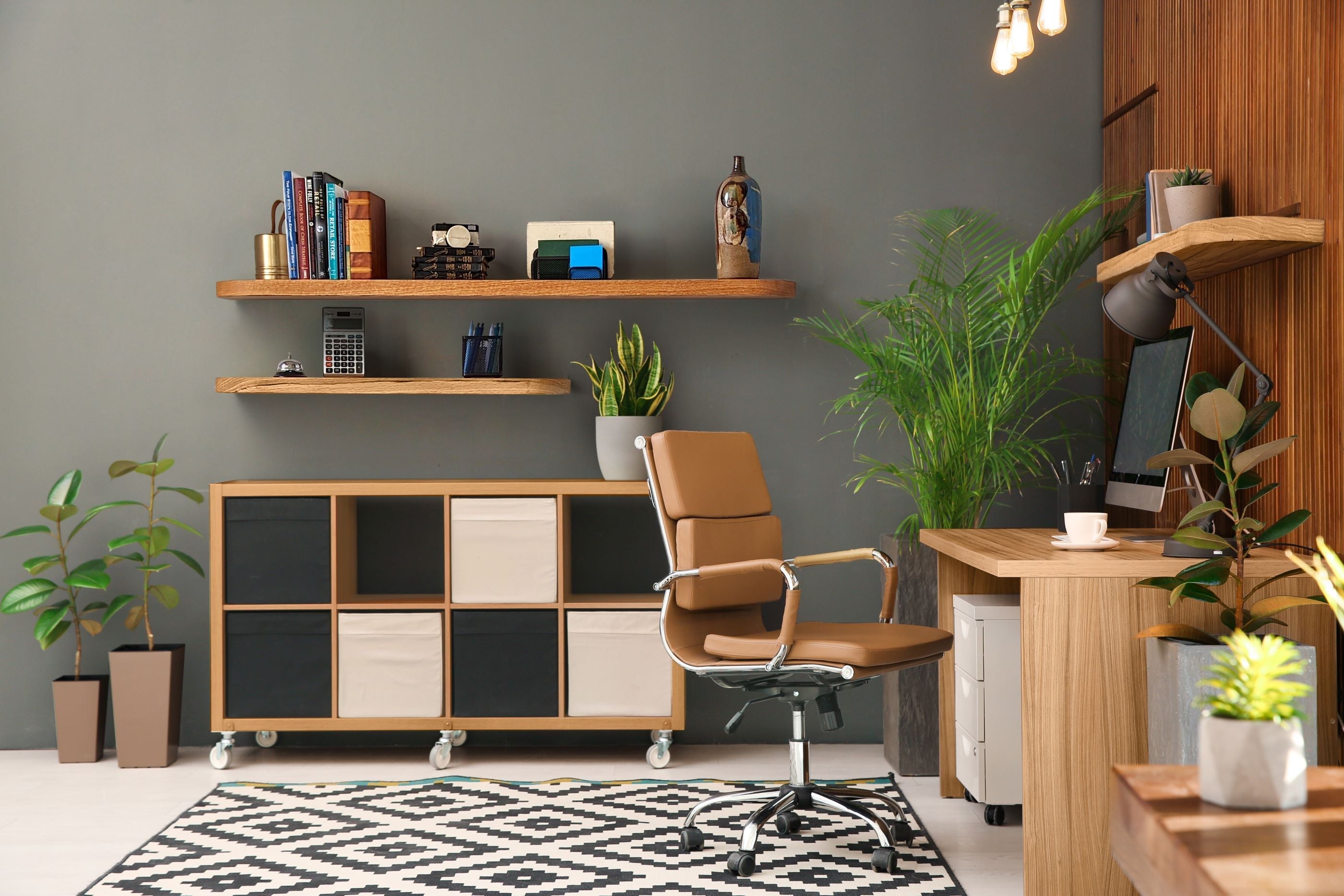 Thick Oak Floating Shelf with Rounded Corners